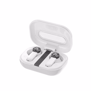 WEKOME VA06 Vanguard Series Bluetooth 5.2 TWS bezvadu austiņas ar uzlādes futrāli, baltas