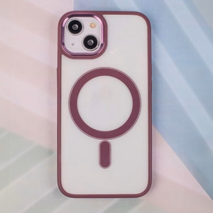 Telefona Maciņš "MagCase Satin" Apple iPhone 16 Pro Bordo