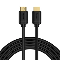 Baseus HDMI 2.0 kabelis 4K 60 Hz 3D HDR 18 Gbps 3 m melns (CAKGQ-C01)
