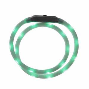 Silikona LED mājdzīvnieka kaklasiksna LLFG24034