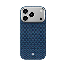 Benks Magnetic Armor Air Armor Grid Kevlar Case Metal Frame 600D (0069) priekš Iphone 17 Pro blue