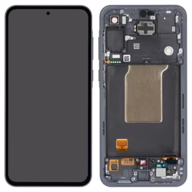 LCD screen Samsung A556 A55 5G ar touch screen un frame Awesome Navy original (assembled service pack)