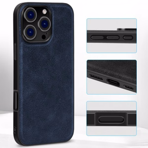 Maciņš X-Level "Earl III Collection" paredzēts Apple iPhone 16 Pro Max zils