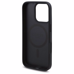 Guess GUHMP16LP4ROPEMCK iPhone 16 Pro 6.3" black/black hardcase 4G Flowers Print MagSafe