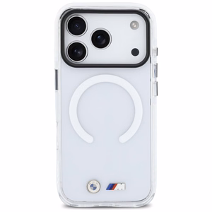 BMW M IML Shockproof Metal Logos MagSafe чехол для iPhone 17 Pro прозрачный