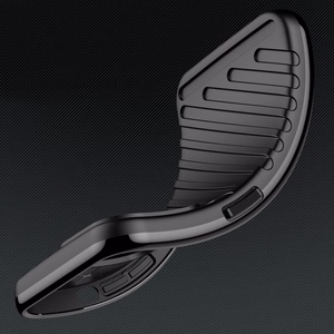 Thunder viedtālruņa apvalks Samsung Galaxy A56/A36 silikona bruņots apvalks - melns