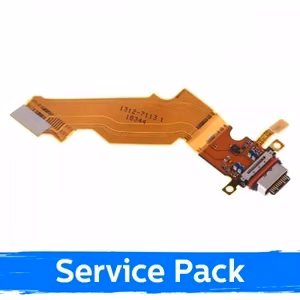 Uzlādes savienotājs saderīgs ar Sony Xperia XZ3 ar elastīgo kabeli oriģināls (Service Pack)