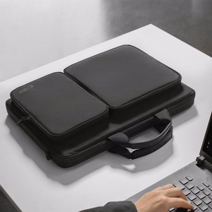 Tech-Protect Defender soma 17" portatīvajam datoram - melna