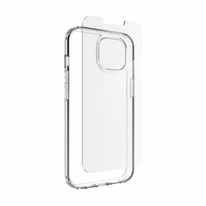 ZAGG IF Defense komplekts viedtālruņa apvalks iPhone 16e (2025) / 15 / 14 / 13 - Caurspīdīgs