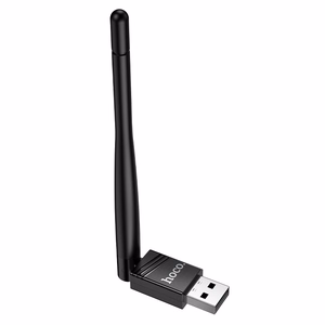USB Wi-Fi adapteris Hoco HI37 Wi-Fi4 melns