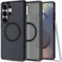 Spigen Ultra Hybrid Magnētiskais viedtālruņa apvalks Samsung Galaxy S25 Ultra - melns