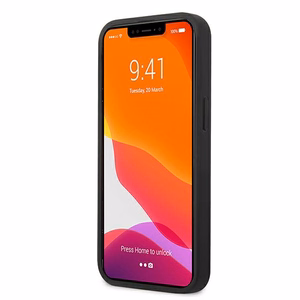 Karl Lagerfeld Ādas Ikonik Karl's Head Metāla apvalks iPhone 13 mini - rozā