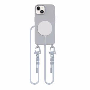 Tech-Protect MagNecklace Magnētiskais iPhone 14 viedtālruņa apvalks - pelēks