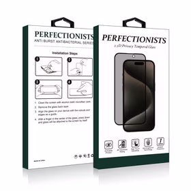 Rūdīts stikls 2.5D Privacy Perfectionists Apple iPhone 14 Pro Max melns