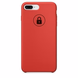 Tālruņa maciņš „Silicone Case“ iPhone 7 Plus (8 Plus) / Product Red / iepakojumā