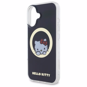Hello Kitty IML Saldā kaķenīte magnētiskais iPhone 16 viedtālruņa apvalks - melns