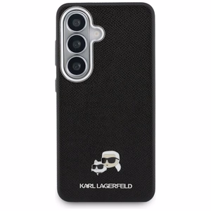 Karl Lagerfeld maciņš Saffiano KC Metal Logo MagSafe Samsung Galaxy S26 melns