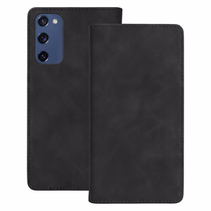 Smart Suede viedtālruņa apvalks Samsung Galaxy S20 FE / S20 Lite / S20 FE 5G melns