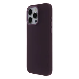 Satīnā elegantais viedtālruņa apvalks iPhone 13 6,1 bordo krāsas