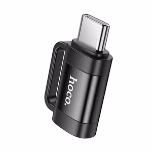 Adapter Hoco (UA31E) from USB-C to Lightning (OTG) black
