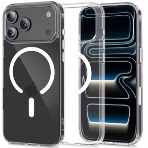Tech-Protect Flexair Hybrid CC MagSafe Case for iPhone 17 Pro Max - Clear