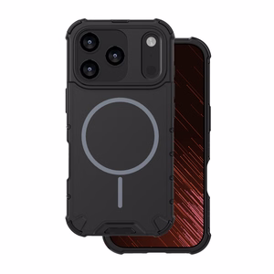 Defender 2in1 Mag maciņš for iPhone 17 Pro Max 6,9" melns