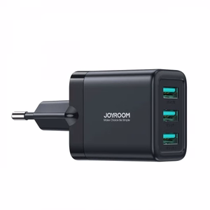 Lādētājs Joyroom JR-TCN02 melns 17W (3xUSB)