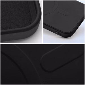SILICONE MAG COVER magnētiskais silikona viedtālruņa apvalks, saderīgs ar MagSafe, paredzēts SAMSUNG A26, melns