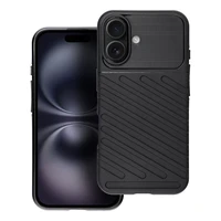 THUNDER viedtālruņa apvalks IPHONE 16 melns