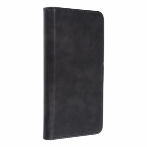 Universāls grāmatas tipa viedtālruņa apvalks COMMON izmērs L, paredzēts IPHONE 6 PLUS / 7 PLUS / 8 PLUS / XS MAX / 11 PRO MAX / SAMSUNG S20 FE / S21 FE / S10 PLUS / A10 / A32 / A54 / XIAOMI 12 LITE / HUAWEI P30 PRO, melns