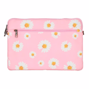 Wonder Portatīvais maciņš datoram 13–14 collas rozā ziedu raksts