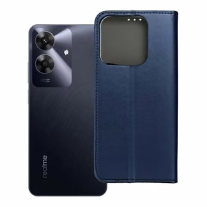 SMART MAGNETO grāmatas tipa viedtālruņa apvalks REALME NOTE 60, tumši zils