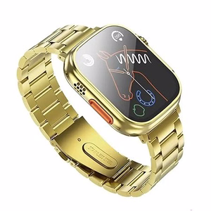 Smartwatch Hoco 1,96" TFT with call function Y12 Ultra titanium gold [EOL]