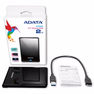 ADATA AHV620S-2TU31-CBK ārējais cietais disks 2000 GB melns