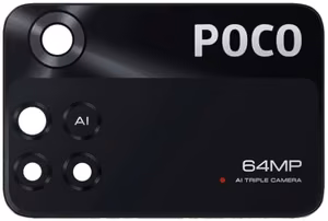 Xiaomi Poco M4 Pro 4G lens priekš camera Melns 64MP (only lens) ORG