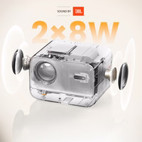 Yaber L2s LCD FullHD 1080p Multimedia Projector with JBL Speakers - Balts