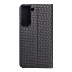 LUNA Book Carbon viedtālruņa apvalks SAMSUNG S22 melns