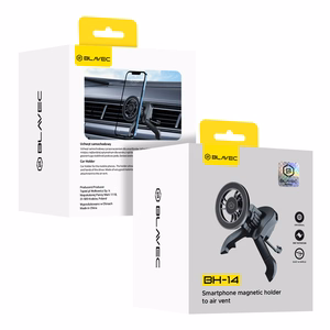 Blavec Automašīnas turētājs BH-14 magnētisks Magsafe uz gaisa restēm (BH14-MAVB) melns