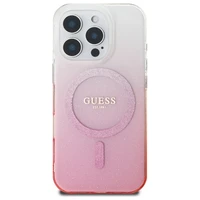 Guess IML Spīdumu gradients Magnētiskais viedtālruņa apvalks iPhone 16 Pro - rozā