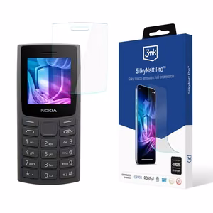 3mk SilkyMatt Pro: матовая защитная плёнка для Nokia 105 (2023)