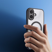 Dux Ducis Aimo Mag viedtālruņa apvalks ar magnētisko gredzenu priekš iPhone 17 - melns