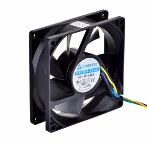 CHIEFTEC 80x80x25mm lodīšu gultņu PWM ventilators