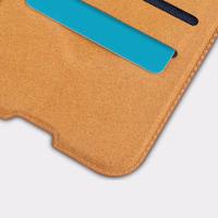 Nillkin Qin vāciņš Xiaomi Redmi Note 11 Pro+ (Ķīna) / Redmi Note 11 Pro (Ķīna) / Mi11i HyperCharge kameras aizsargs vāciņš atverams vāciņš melns