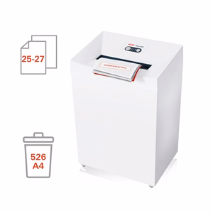HSM Pure 530 – dokumentu smalcinātājs, lentveida griešanas, 5,8 mm, 80 l (2351111)