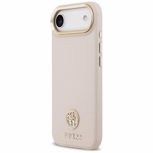 Guess Grained Strass Logo MagSafe iPhone Air Case - Pink