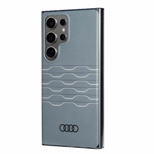 Audi IML Geometric Pattern Чехол S24 Ultra S928 серый/серый жёсткий чехол AU-IMLS24U-A6/D3-GY
