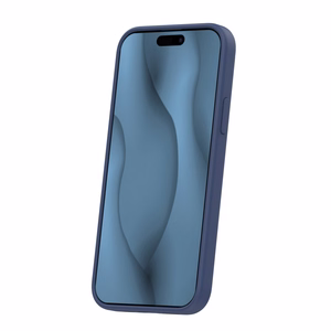 Силиконовый чехол Thin Mag для iPhone 12 12 Pro 6,1" тёмно-синий