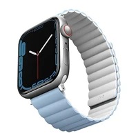 Uniq Revix siksniņa for Apple Watch 1/2/3/4/5/6/7/8/SE/SE2/Ultra 42/44/45/49mm - balts and zils