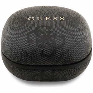 Bezvadu austiņas TWS ENC Guess 4G Classic Metal Logo melns