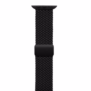 Crong Wave Band pīta Apple Watch siksniņa, 38/40/41/42 mm, melna